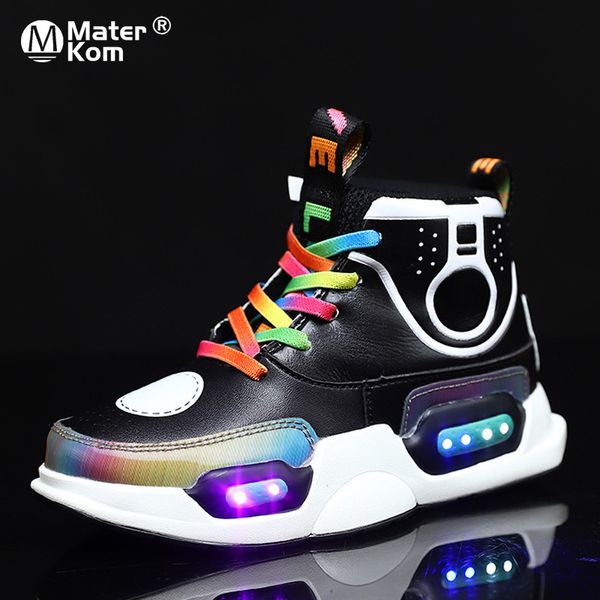 children's lighted shoes kids sneakers for boys girls glowing sneakers luminous for kids krasovki with backlight led slippers, Black
children's lighted shoes kids sneakers for boys girls glowing sneakers luminous for kids krasovki with backlight led slippers, Black
