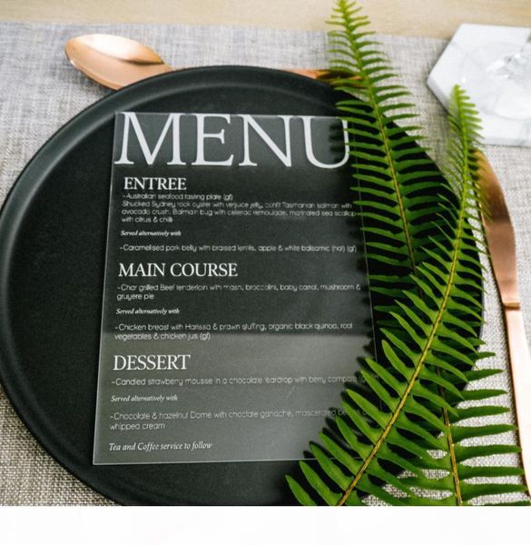 wedding menu acrylic - bar menu - cards
wedding menu acrylic - bar menu - cards