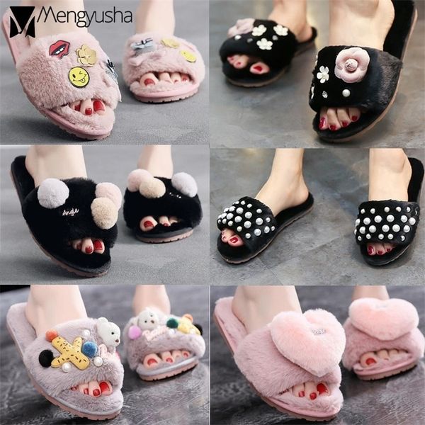 red lips fur slippers women 3d flower pompon heart fur flip flops cozy plush winter shoes woman pearl camellia furry slides c855 y200106, Black
red lips fur slippers women 3d flower pompon heart fur flip flops cozy plush winter shoes woman pearl camellia furry slides c855 y200106, Black