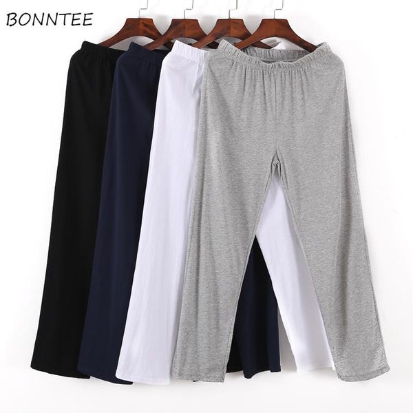 men's sleepwear men sleep bottoms loose solid elastic waist all-match casual male simple colorful fashion full length ulzzang chic ins, Black;brown
men's sleepwear men sleep bottoms loose solid elastic waist all-match casual male simple colorful fashion full length ulzzang chic ins, Black;brown