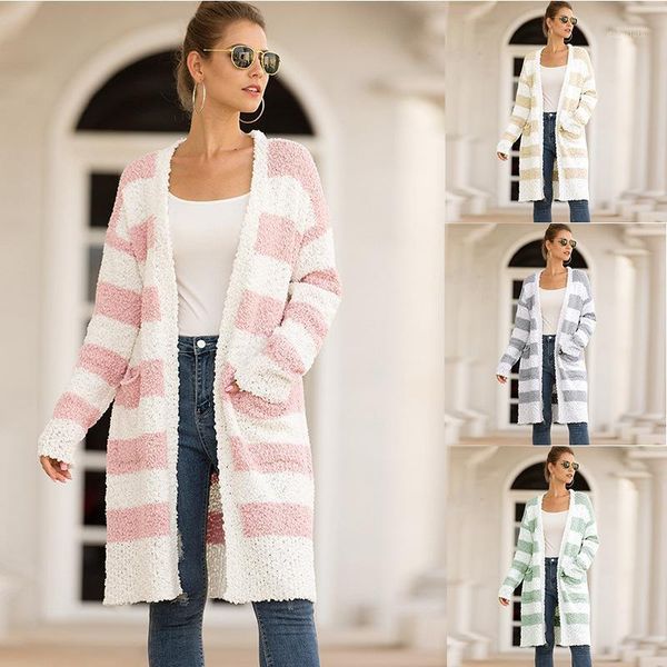 new knitwear in autumn and winter 2020 sweater women striped cardigans winter coat women korean style1, White
new knitwear in autumn and winter 2020 sweater women striped cardigans winter coat women korean style1, White