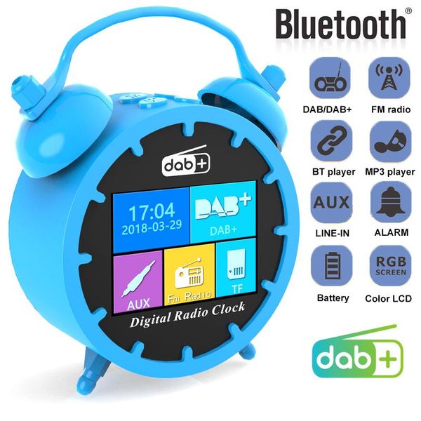 dab/dab+ radio colorful display fm radio receiver bluetooth music player support tf card aux dual alarm clock snooze function
dab/dab+ radio colorful display fm radio receiver bluetooth music player support tf card aux dual alarm clock snooze function