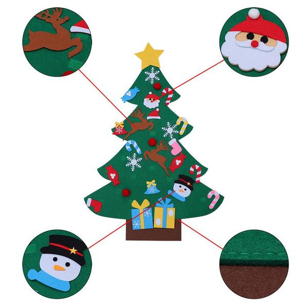 95x70cm handmade felt christmas tree with ornament kids favor christmas gift diy tree new year wall hanging decor
95x70cm handmade felt christmas tree with ornament kids favor christmas gift diy tree new year wall hanging decor