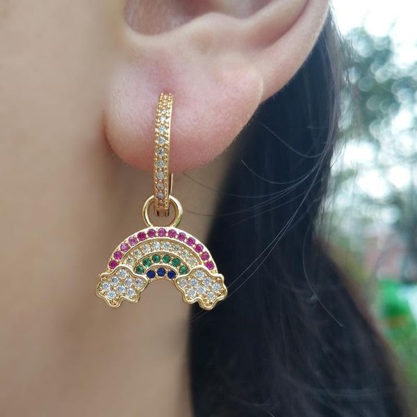 plated gold hoop rainbow earrings ear piercing huggies jewelry pendientes dorados pequenos earrings rings with stones colorful, Golden;silver
plated gold hoop rainbow earrings ear piercing huggies jewelry pendientes dorados pequenos earrings rings with stones colorful, Golden;silver