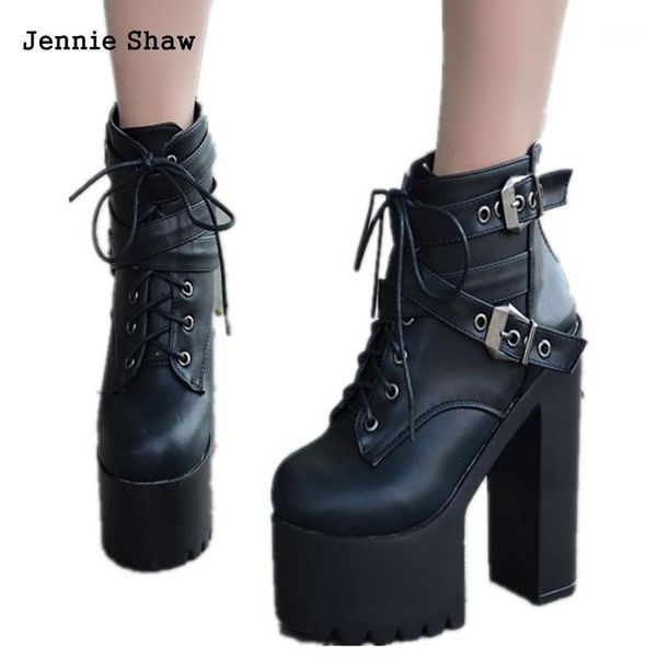 boots 2021 autumn thick bottom short 14cm high heel women's platform ankle boot buckle1, Black
boots 2021 autumn thick bottom short 14cm high heel women's platform ankle boot buckle1, Black