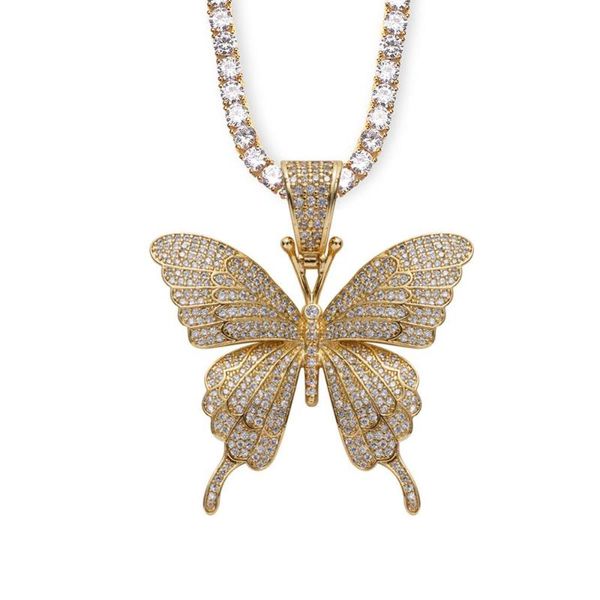 fashion simple design gold silver plated iced out bling bling rock cz butterfly pendant necklace for unisex
fashion simple design gold silver plated iced out bling bling rock cz butterfly pendant necklace for unisex