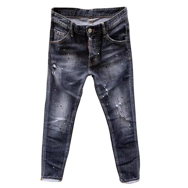 stard2 original perforated paint punk slim elastic pants mid waist washcloth soft 2020 new men's jeans, counter high quality, Blue
stard2 original perforated paint punk slim elastic pants mid waist washcloth soft 2020 new men's jeans, counter high quality, Blue