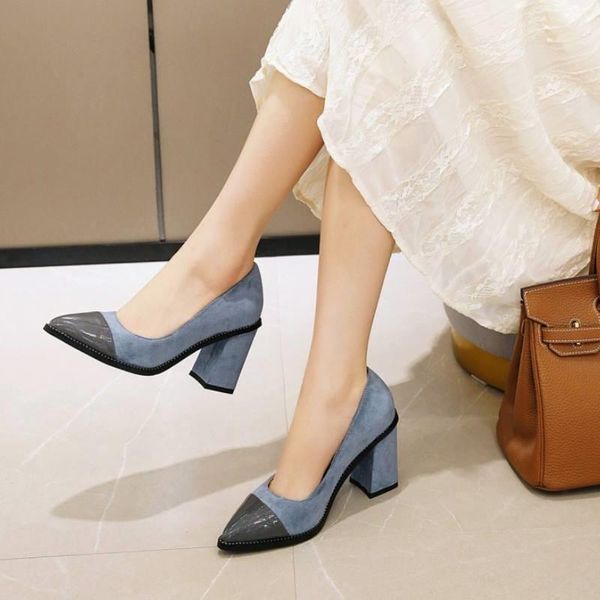 fanyuan size 32-47 fashion pumps shoes patchwork mixed color shoes women pointed toe thick heels office work lady footwear, Black
fanyuan size 32-47 fashion pumps shoes patchwork mixed color shoes women pointed toe thick heels office work lady footwear, Black
