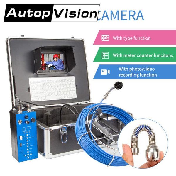 hd 1080p 9inch pipeline camera h1 drain sewer inspection system wide angle camera waterproof pipe endoscope video recorder
hd 1080p 9inch pipeline camera h1 drain sewer inspection system wide angle camera waterproof pipe endoscope video recorder