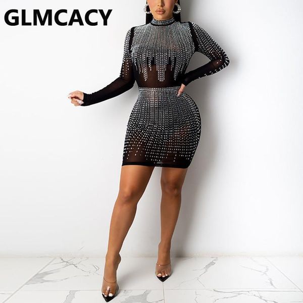 women long sleeve mesh bodycon dress diamond embellished party club dresses1, Black;gray
women long sleeve mesh bodycon dress diamond embellished party club dresses1, Black;gray