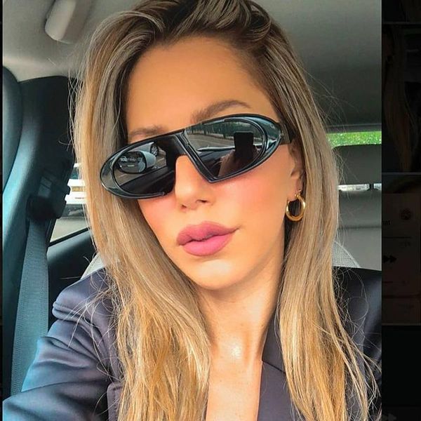 vintage triangle oval cat eye sunglasses for women new brand gradient black one piece flat sun glasses female uv400 eyewear 2021, White;black
vintage triangle oval cat eye sunglasses for women new brand gradient black one piece flat sun glasses female uv400 eyewear 2021, White;black