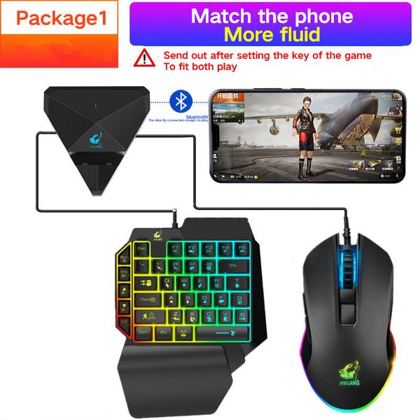 Image of hot G1 mobile game keyboard and mouse throne set universal peripherals mobile game handle free shipping