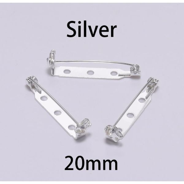 20pcs lot 20 25 32mm brooch base back bar badge holder finding safe lock brooch pins for diy jewelry making supplies accessories f bbyxat, Gray 
20pcs lot 20 25 32mm brooch base back bar badge holder finding safe lock brooch pins for diy jewelry making supplies accessories f bbyxat, Gray