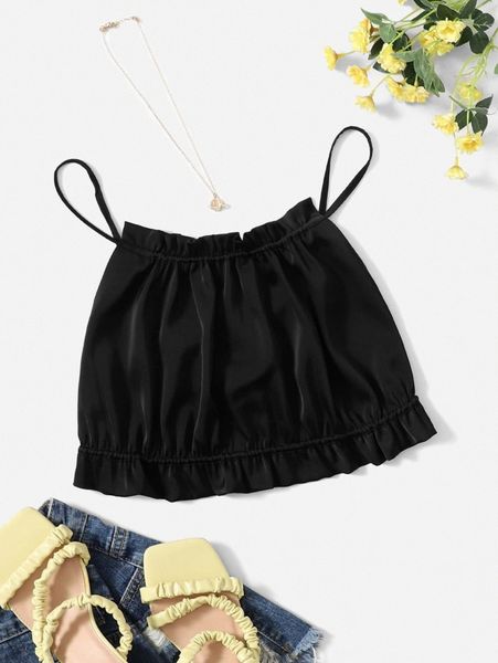 tied open back ruched bust cami h6fj#, White
tied open back ruched bust cami h6fj#, White