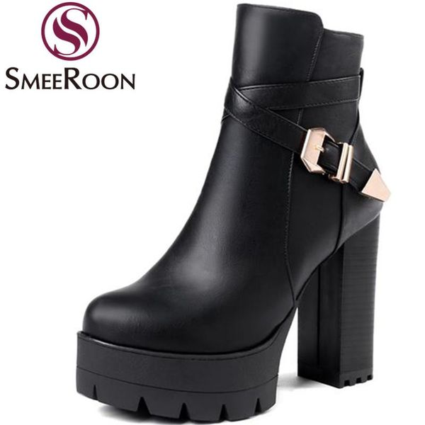 smeeroon 2020 zipper warm winter boots for women fashion high heels boots platform buckle ankle woman shoes big size, Black
smeeroon 2020 zipper warm winter boots for women fashion high heels boots platform buckle ankle woman shoes big size, Black