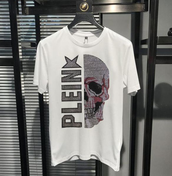 2022 new design us style men's t-shirts fit slim drill skull pattern wear short sleeve young man wear, White;black
2022 new design us style men's t-shirts fit slim drill skull pattern wear short sleeve young man wear, White;black