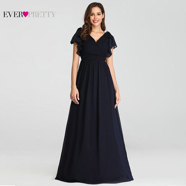 ever pretty navy blue elegant evening dresses 2020 long a-line chiffon v-neck elegant party gowns plus size wedding party gowns lj201123, White;black
ever pretty navy blue elegant evening dresses 2020 long a-line chiffon v-neck elegant party gowns plus size wedding party gowns lj201123, White;black