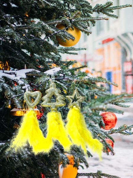 3pcs/set creative plush christmas tree hanging pendant pink white heart star feather ornament christmas decoration for home xmas1
3pcs/set creative plush christmas tree hanging pendant pink white heart star feather ornament christmas decoration for home xmas1