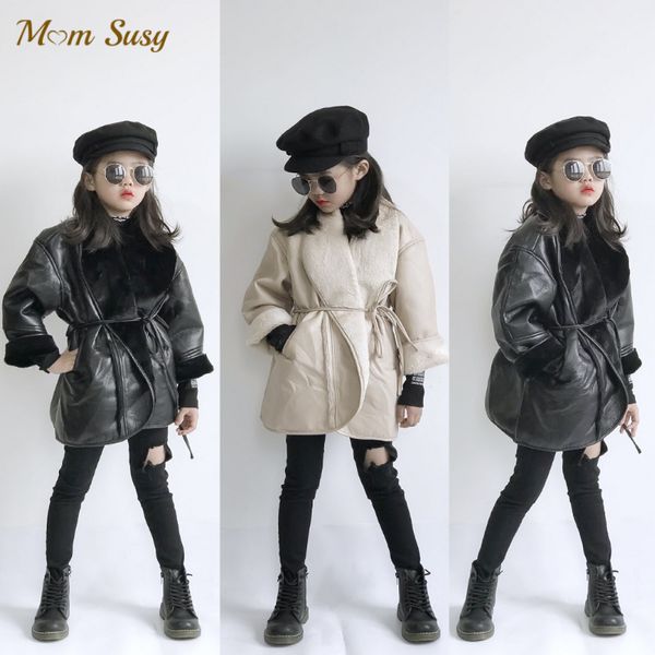 fashion baby girl pu leather fur jacket winter spring autumn toddler kid leather fur coat fashion chaqueta outwear clothes 1-14y lj201125, Blue;gray
fashion baby girl pu leather fur jacket winter spring autumn toddler kid leather fur coat fashion chaqueta outwear clothes 1-14y lj201125, Blue;gray