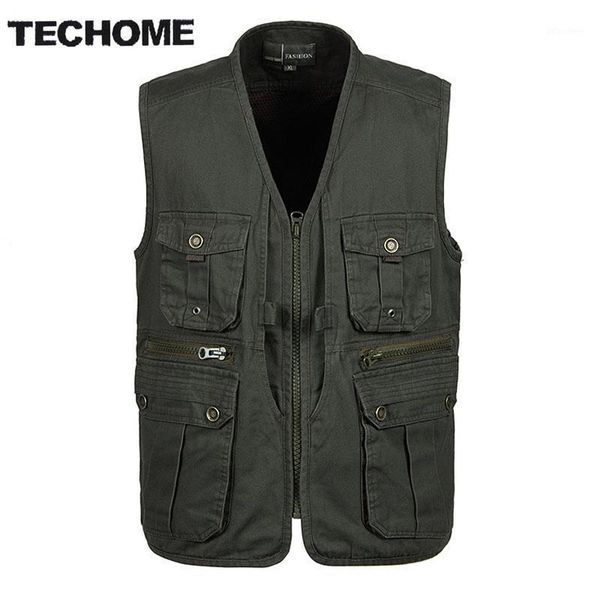 multifunctional mens cotton army green khaki vest male copper buckle multi-pocket ppopography vests men waistcoat jacke1, Black;white
multifunctional mens cotton army green khaki vest male copper buckle multi-pocket ppopography vests men waistcoat jacke1, Black;white