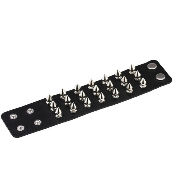 punk gothic rock cuspidal spikes rivet cone stud wide leather cuff bracelet wristbands charm bangle fashion jllpyy, White
punk gothic rock cuspidal spikes rivet cone stud wide leather cuff bracelet wristbands charm bangle fashion jllpyy, White