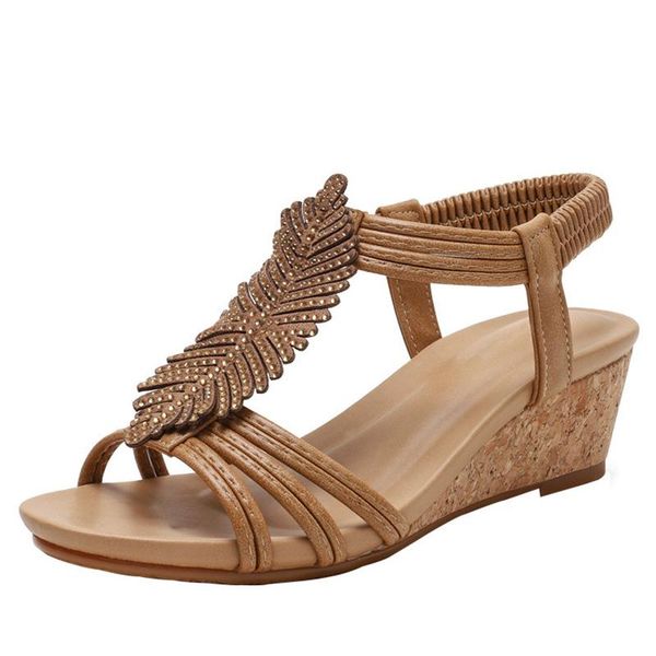 sandals stone village women's summer woman wedges bohemian fashion leisure sandalias casual beach shoes gladiator roman, Black
sandals stone village women's summer woman wedges bohemian fashion leisure sandalias casual beach shoes gladiator roman, Black