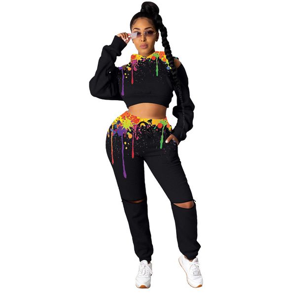 tie dye women two piece outfit spring autumn long sleeve crew neck hoodies pants sets fashion casual female clothing, White
tie dye women two piece outfit spring autumn long sleeve crew neck hoodies pants sets fashion casual female clothing, White