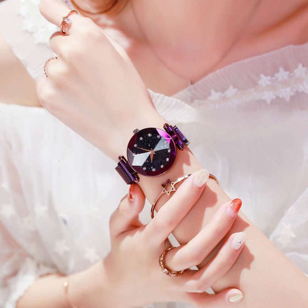 net red star sky watch 2020 female students simple korean magnet magnet magnet belt lazy watch girly0q3, Slivery;brown
net red star sky watch 2020 female students simple korean magnet magnet magnet belt lazy watch girly0q3, Slivery;brown