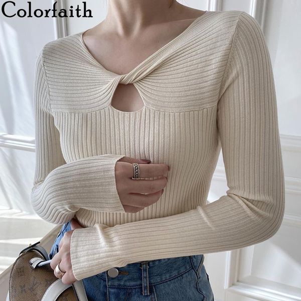 colorfaith new 2020 autumn winter women sweater v-neck knitted multi colors pullovers hollow out casual wild sw5100, White;black
colorfaith new 2020 autumn winter women sweater v-neck knitted multi colors pullovers hollow out casual wild sw5100, White;black