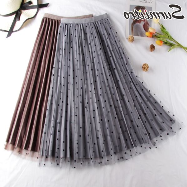 surmiitro polka dot reversible velvet midi skirt womens autumn winter korean high waist long a-line pleated skirt female t200324, Black
surmiitro polka dot reversible velvet midi skirt womens autumn winter korean high waist long a-line pleated skirt female t200324, Black