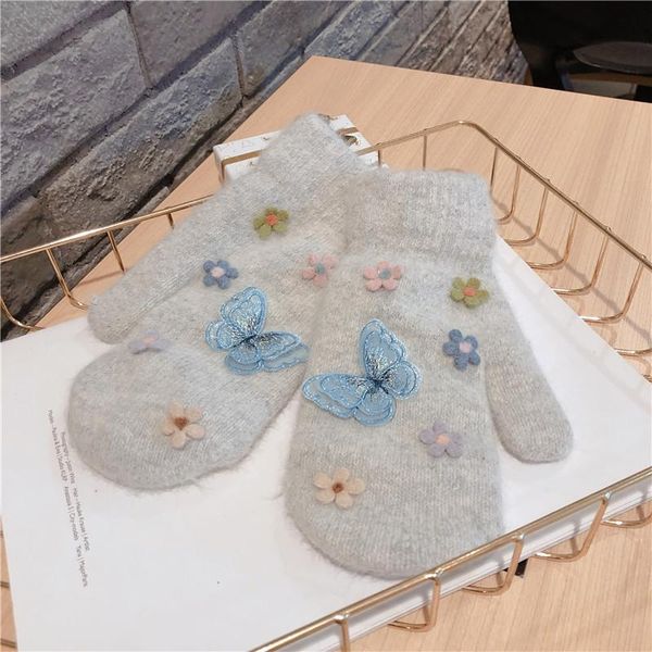 women winter original keep warm cute lovely plus cashmere thicken mittens full finger gloves color flowers windproof cycling, Blue;gray
women winter original keep warm cute lovely plus cashmere thicken mittens full finger gloves color flowers windproof cycling, Blue;gray