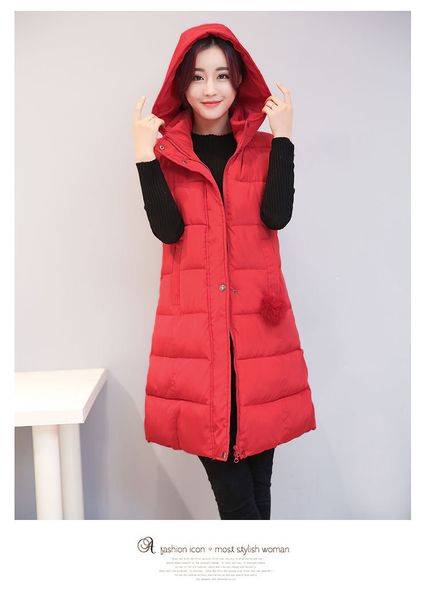 2021 new women's fashion button fall winter quilted mid long hooded vest windbreak gilted wasitcoats outerwear v294, Black;white
2021 new women's fashion button fall winter quilted mid long hooded vest windbreak gilted wasitcoats outerwear v294, Black;white