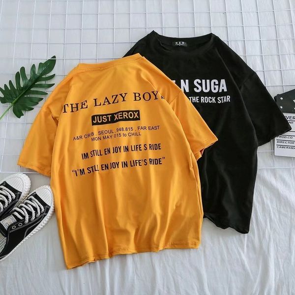 short t-shirt boys' original bed bf style ulzzang versatile 5-point clothes korean fashion loose 7-point sleeve, White;black
short t-shirt boys' original bed bf style ulzzang versatile 5-point clothes korean fashion loose 7-point sleeve, White;black