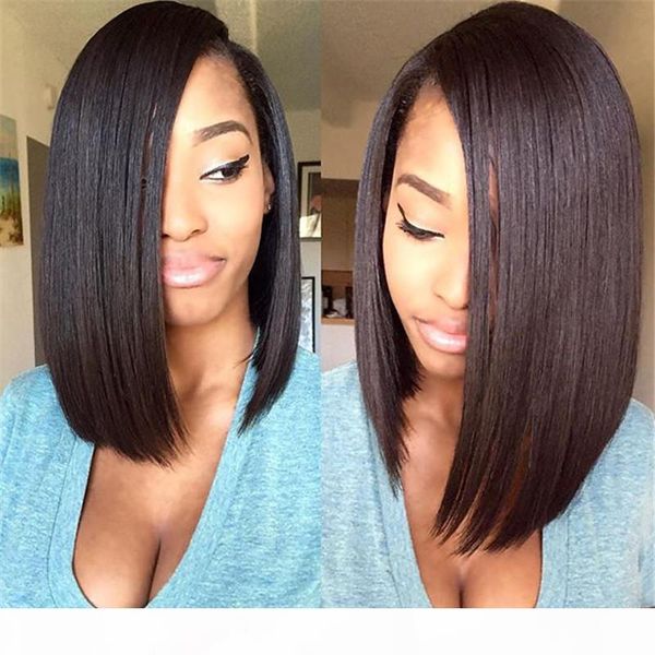 fashion bob straight full lace human hair wigs brazilian hair glueless lace front wigs with baby hair bleach knots, Black;brown
fashion bob straight full lace human hair wigs brazilian hair glueless lace front wigs with baby hair bleach knots, Black;brown