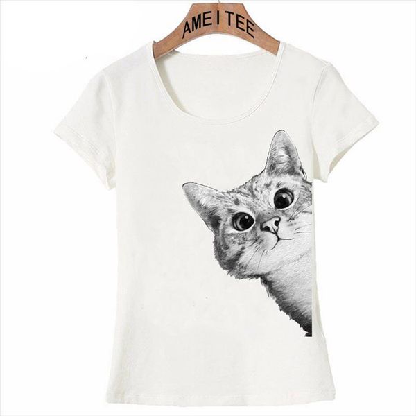 new summer fashion women funny t shirt sneaky cat printed t shirt maiden casual female tees hipster novelty short sleeve, White
new summer fashion women funny t shirt sneaky cat printed t shirt maiden casual female tees hipster novelty short sleeve, White