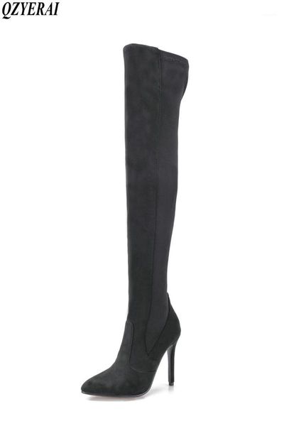 qzyerai new arrival over knee boots women's boots stiletto heels vintage casual women's shoes size 34-431, Black
qzyerai new arrival over knee boots women's boots stiletto heels vintage casual women's shoes size 34-431, Black