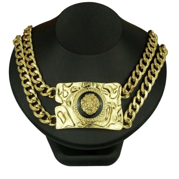 domineering exaggerated painting oil lion head necklace hiphop hip-hop nightclub men and women accessories clavicle chain 201014, Silver
domineering exaggerated painting oil lion head necklace hiphop hip-hop nightclub men and women accessories clavicle chain 201014, Silver