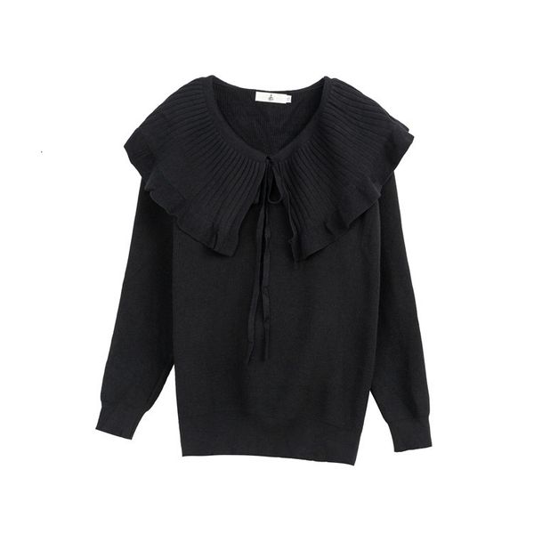 2021 big female size new korean winter solid color cool temperament and sweet fat girls lapel lace sweater 0nyj, White;black
2021 big female size new korean winter solid color cool temperament and sweet fat girls lapel lace sweater 0nyj, White;black