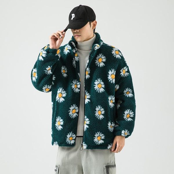 men's down & parkas winter man lambs wool padded coat woman small daisy thick jacket oversized streetwear korean fashions coats, Black
men's down & parkas winter man lambs wool padded coat woman small daisy thick jacket oversized streetwear korean fashions coats, Black