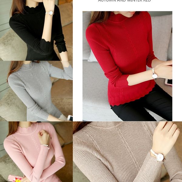 ojg8c half 2019 pullover tb sweater long sleeve korean women's fall high neck pullover women's sweater slim bottoming shirt zx6pz, White
ojg8c half 2019 pullover tb sweater long sleeve korean women's fall high neck pullover women's sweater slim bottoming shirt zx6pz, White