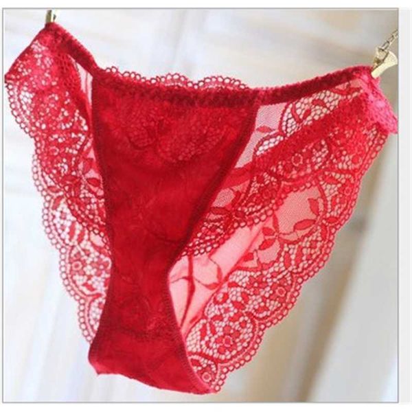 9118 underwear transparent lace women's briefs, Black;pink