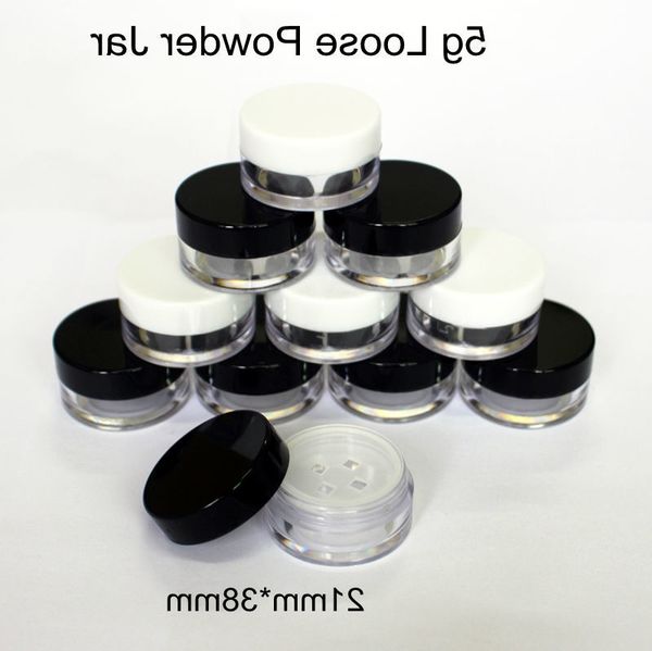 48 unids lote 5g / 5ml scattered powder container empty plastic can cosmetic box eye shadow milk tank with sieve
48 unids lote 5g / 5ml scattered powder container empty plastic can cosmetic box eye shadow milk tank with sieve