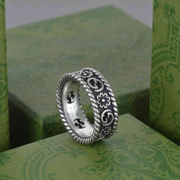 2022 latest factory wholesale interlocking daisy flower ring personalized fashion men's and women's ring, Silver
2022 latest factory wholesale interlocking daisy flower ring personalized fashion men's and women's ring, Silver