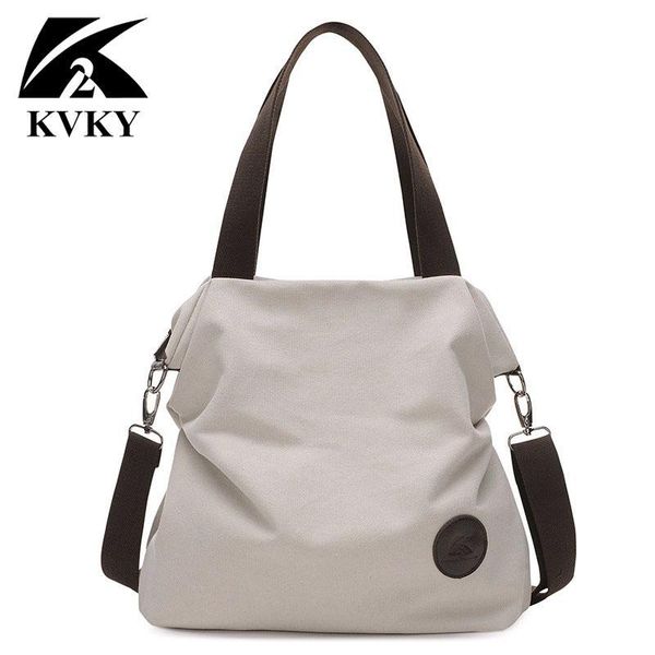 kvky women canvas tote ladies casual shoulder bag foldable reusable shopping bags beach bag female cotton coth messenger
kvky women canvas tote ladies casual shoulder bag foldable reusable shopping bags beach bag female cotton coth messenger