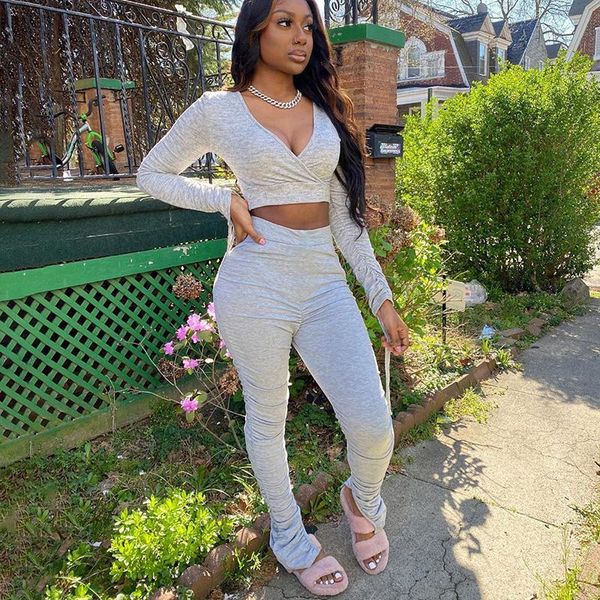 new fashion women stacked trousers solid color high waist joggers sweatpants female elastic slim flit pants with slit hem, Black;blue
new fashion women stacked trousers solid color high waist joggers sweatpants female elastic slim flit pants with slit hem, Black;blue