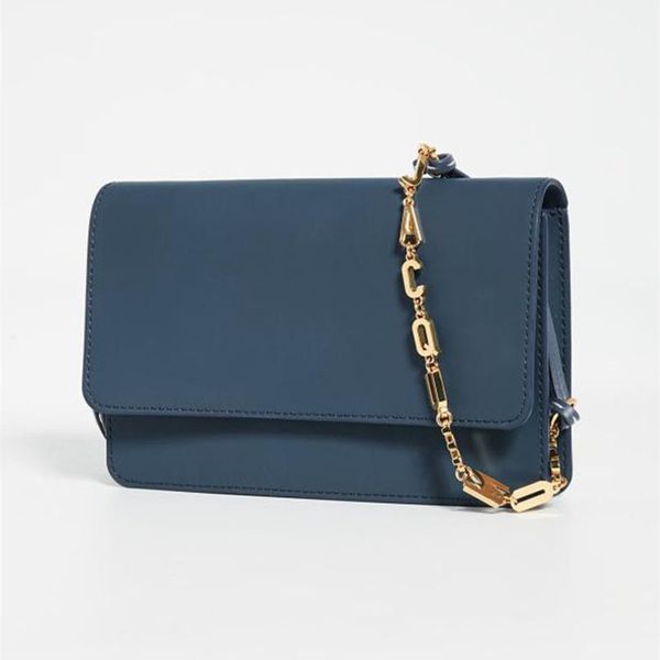 famous brand jacq chain pu leather messenger bags for women c1223