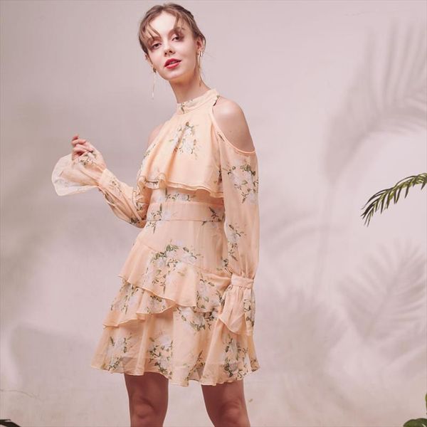 2020 autumn elegant women ruffles yellow dress fashion ladies chiffon dresses party girls chic floral dress, Black;gray
2020 autumn elegant women ruffles yellow dress fashion ladies chiffon dresses party girls chic floral dress, Black;gray
