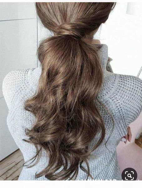 brown wavy ponytail hair extension wraps wet curly human hair pony tail hairpiece clip ins 140g 4colors, Black
brown wavy ponytail hair extension wraps wet curly human hair pony tail hairpiece clip ins 140g 4colors, Black