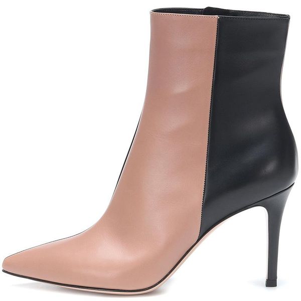 lucky2020 large size naked stitching black pointed high heel boots chengdu fashion women's shoes
lucky2020 large size naked stitching black pointed high heel boots chengdu fashion women's shoes