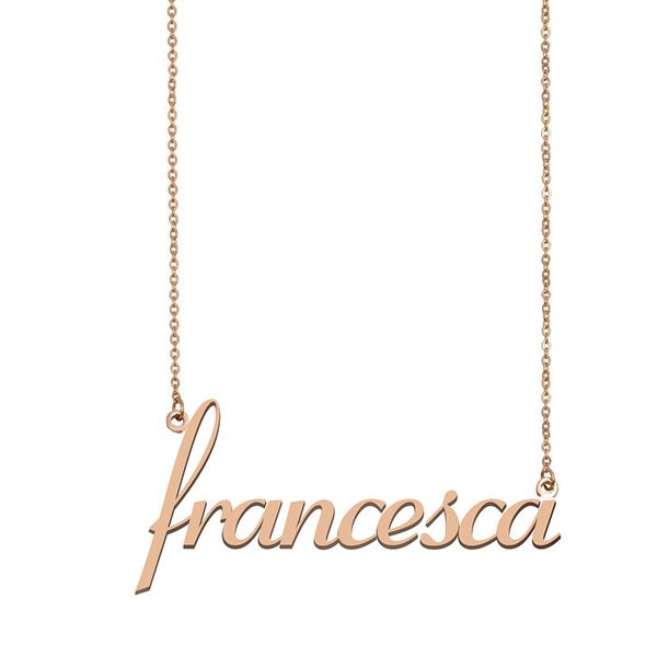 francesca custom name necklace personalized pendant for women girls birthday gift friends jewelry 18k gold plated stainless steel, Silver
francesca custom name necklace personalized pendant for women girls birthday gift friends jewelry 18k gold plated stainless steel, Silver
